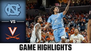 North Carolina vs Virginia Game Highlights  202324 ACC Mens Basketball [upl. by Damali]