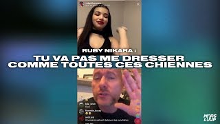 RUBY NIKARA SE FAIT RECADRER PAR PASCAL LE GRAND FRÈRE LIVE INSTA [upl. by Airotkciv]