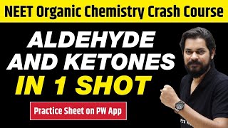 ALDEHYDE AND KETONES in One Shot  All Concepts Tricks amp PYQs  Class 12  NEET [upl. by Anaerda]