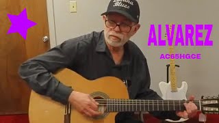 Alvarez AC65HCE Nylon String Guitar Demonstration [upl. by Kinchen383]