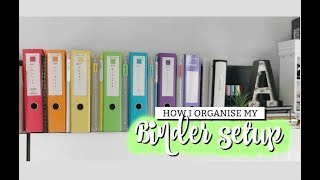 HOW I ORGANISE MY BINDER  studycollab alicia [upl. by Nedarb]