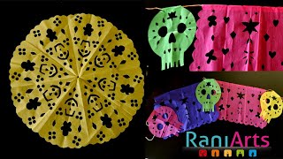 Cómo hacer PAPEL PICADO  3 diseños fáciles  DIY [upl. by O'Donoghue]