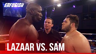 Ismael Lazaar vs Daniel Sam  David amp Goliath Full Fight [upl. by Philomena]