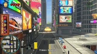 LEGO Marvel Super Heroes  All 24 Stan Lee in Peril Overworld Locations New York Overworld Guide [upl. by Anisah843]