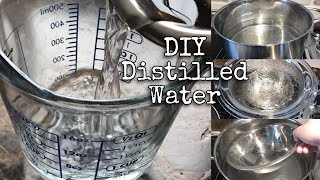 How to make Distilled Water at home [upl. by Herates]