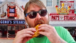 The Best Philly Cheesesteak  Pats VS Genos  Famous Philadelphia Food Rivalry [upl. by Peednas686]