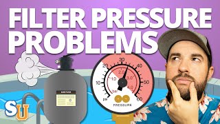 POOL FILTER PRESSURE Too High Or Too Low Troubleshooting Tips [upl. by Seely]