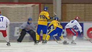 Sweden grabs World Bandy Championship [upl. by Anelhtak426]