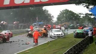 BTCC  Brands Hatch Crash [upl. by Ellehc]