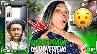 HICKEY PRANK ON BOYFRIEND HE PULLED UP [upl. by Adnak372]