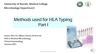 Methods used for HLA typing Part I [upl. by Aneeuqal173]