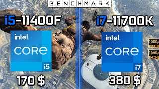 Intel i511400F vs i711700K  Test in 8 Games  RTX 3090 [upl. by Ximenez]