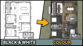 ArchiCAD Tutorial Master Coloured Plans  2 min [upl. by Hintze790]