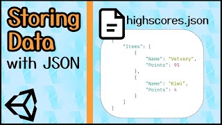 Storing Data Objects amp Lists with JSON  Unity Tutorial 2021 [upl. by Fuhrman]