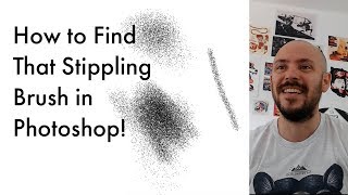 How to Find That Stippling Brush in Photoshop [upl. by Annyrb]