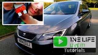 SEAT LEON  FUSE BOX LOCATION MK3 [upl. by Adnaval]