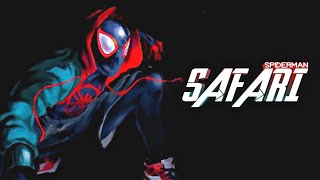 Spider Verse SAFARI  Safari Lyrics  SpiderMan Into the SpiderVerse [upl. by Arhat]