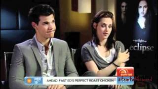 Taylor Lautner and Kristen Stewart Funny Moments [upl. by Deeas441]