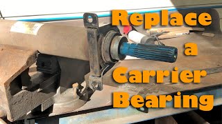 Chevy 2500HD Carrier Bearing Replacement [upl. by Ecniuq]