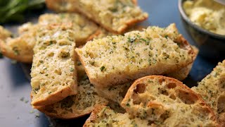 The BEST Homemade Garlic Bread Recipe WAY better than store bought [upl. by Arther]