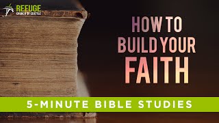 How To Build Faith in Jesus  The 5Minute Bible Study [upl. by Legnaleugim617]