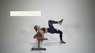 Hip Thrust Unilateral  Single Leg Hip Thrust [upl. by Sito235]