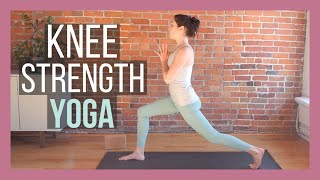 Beginner Yoga for Knee Strength [upl. by Ardiedal]