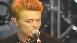 David Bowie  Heroes  Lets Dance  China Girl  Acoustic Live 1996 in Mountain View Cal [upl. by Enohpesrep]