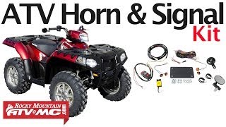 How To Install a Tusk ATV Horn amp Signal Kit [upl. by Noelopan]