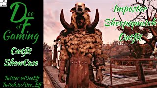 Fallout 76 Imposter Sheepsquatch Full Outfit [upl. by Kuehn]