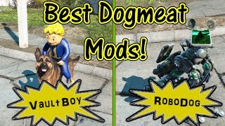 Top 3 Dogmeat Mods in Fallout 4 Xbox OnePC [upl. by Illek]