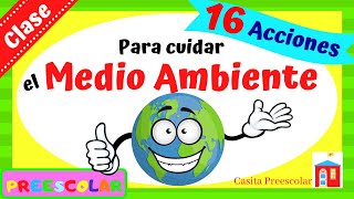 ¿CÓMO CUIDAR EL MEDIO AMBIENTE Aprende en Casa [upl. by Wit199]