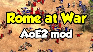 Rome at War mod AoE2 [upl. by Sualkcin817]