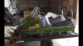 John Deere Snowmobiles Preserved since 1975 [upl. by Doane]