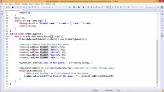 Java Essentials  Priority queue in java [upl. by Novikoff]