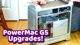 Maxing out a Power Mac G5 Dual Processor 20 Ghz  Hard Drive m2 SATA SSD upgrade and max RAM [upl. by Aicilf]