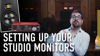 How to Setup Your Studio Monitors With an Audio Interface  ADAM Audio [upl. by Akired]