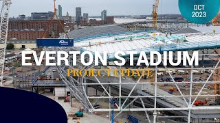 EVERTON STADIUM LATEST PROJECT UPDATE [upl. by Ayhtak]