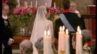 Frederik amp Mary of Denmarks Wedding  Departure from Church [upl. by Hut]