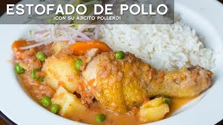 COMO PREPARAR ESTOFADO DE POLLO FÁCIL Y RÁPIDO  COMIDA PERUANA  ACOMERPE [upl. by Naanac]