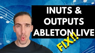 Ableton Live 11 How To Set Up Audio Interface Input amp Output FIX [upl. by Kate166]