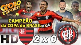 Flamengo 2 x 0 Atlético PR  Globo Esporte  Final da Copa do Brasil 2013  Fla CAMPEÃO [upl. by Lynde]