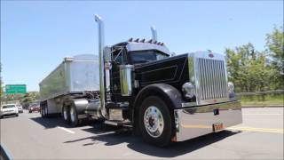 Peterbilt 379 straight pipes [upl. by Nepets37]