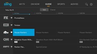 First Look Sling TVs New Traditional Channel Guide [upl. by Charmian778]