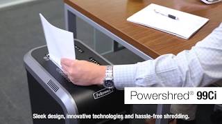 Fellowes Powershred 99Ci Shredder  Product Overview [upl. by Maiah907]