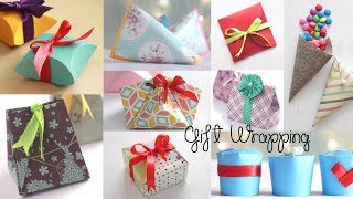 10 Fantastic Gift Wrap Ideas  Paper Crafts  Compilation [upl. by Rooke427]