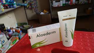 Sun protection cream  Aloederm cream for dray and rough skin and naturally sun protection Review [upl. by Almita]