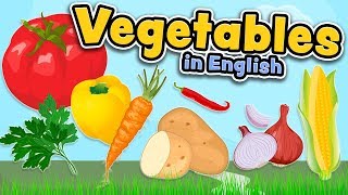 Vegetables in English [upl. by Ahsii]