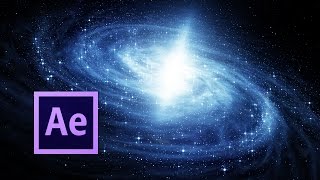 Stunning 3D GALAXY  After Effects TUTORIAL  TEMPLATE [upl. by Lucila]