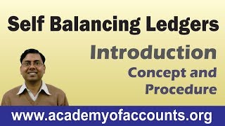 Self Balancing Ledgers in Accounting  Concept and Procedure Introduction [upl. by Lorens]